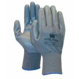 Handschoen blauw /foam nitril maat 10/XL